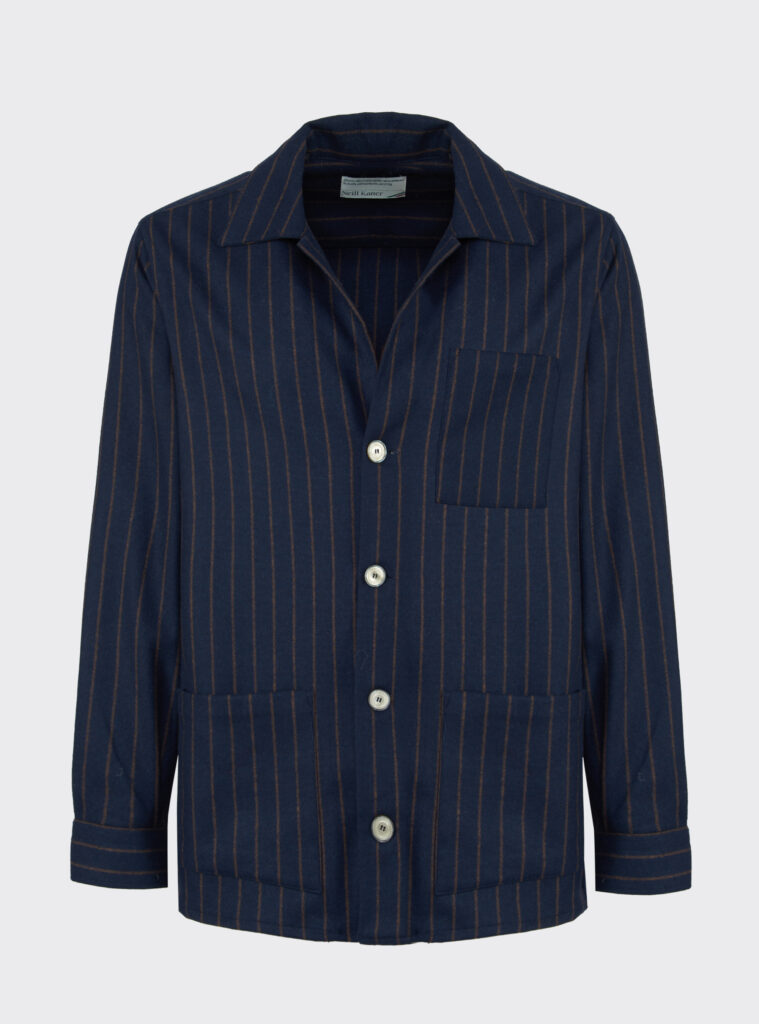 Giacca Camicia Jacquard